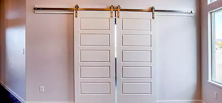 Glass Barn Door with Installation Hardware Kit Asheville