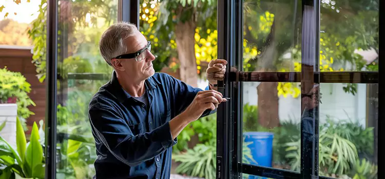 Replacing Sliding Door Lock Asheville